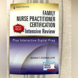 Leik Nurse Practitioner Certification Intensive Review book (4th edition) EUC